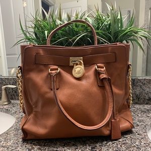 Michael Kors Mercer Large Satchel, Tan